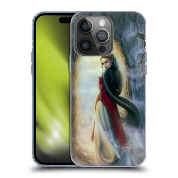 Tiffany "Tito" Toland-Scott Christmas Art Elf Woman In Snowy Forest Soft Gel Case for Apple iPhone 14 Pro