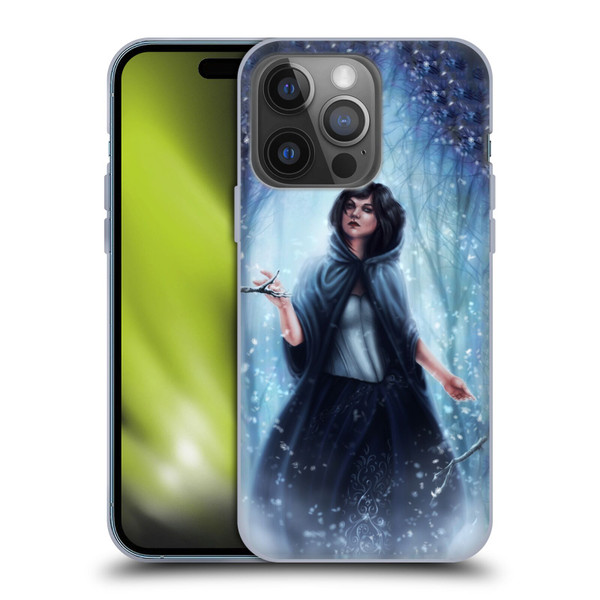 Tiffany "Tito" Toland-Scott Christmas Art Snow White In Snowy Forest Soft Gel Case for Apple iPhone 14 Pro