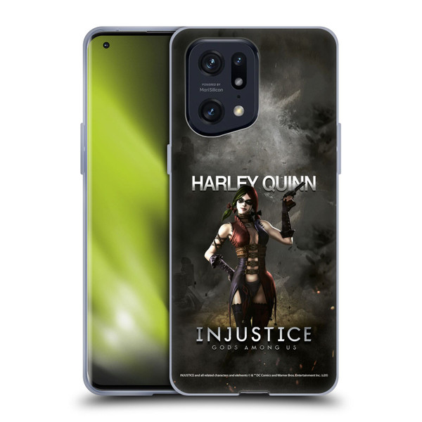 Injustice Gods Among Us Characters Harley Soft Gel Case for OPPO Find X5 Pro