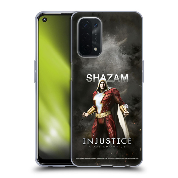 Injustice Gods Among Us Characters Shazam Soft Gel Case for OPPO A54 5G