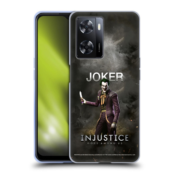 Injustice Gods Among Us Characters Joker Soft Gel Case for OPPO A57s