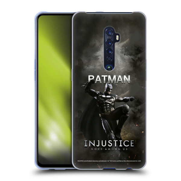 Injustice Gods Among Us Characters Batman Soft Gel Case for OPPO Reno 2