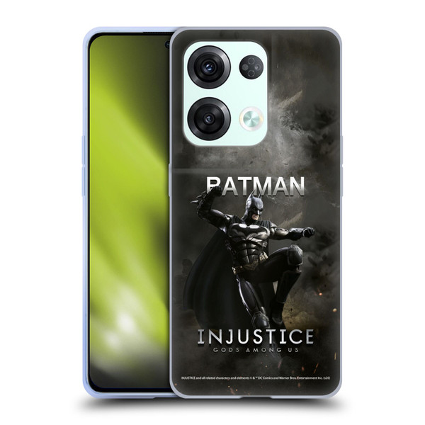 Injustice Gods Among Us Characters Batman Soft Gel Case for OPPO Reno8 Pro