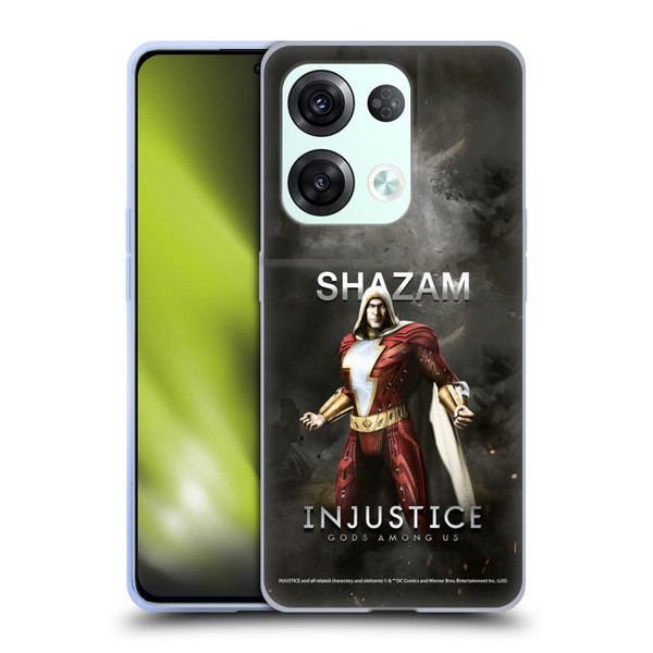 Injustice Gods Among Us Characters Shazam Soft Gel Case for OPPO Reno8 Pro