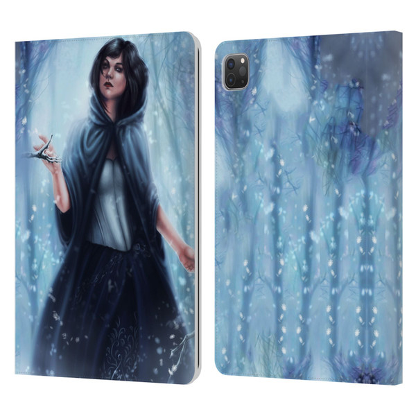 Tiffany "Tito" Toland-Scott Christmas Art Snow White In Snowy Forest Leather Book Wallet Case Cover For Apple iPad Pro 11 2020 / 2021 / 2022