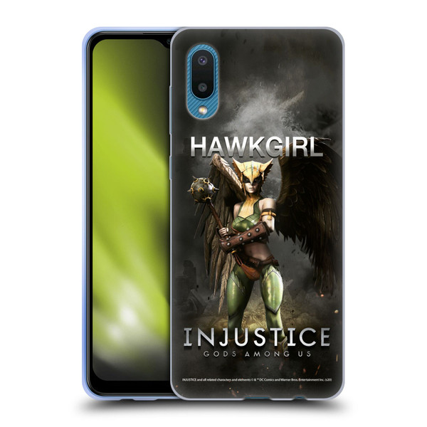 Injustice Gods Among Us Characters Hawkgirl Soft Gel Case for Samsung Galaxy A02/M02 (2021)