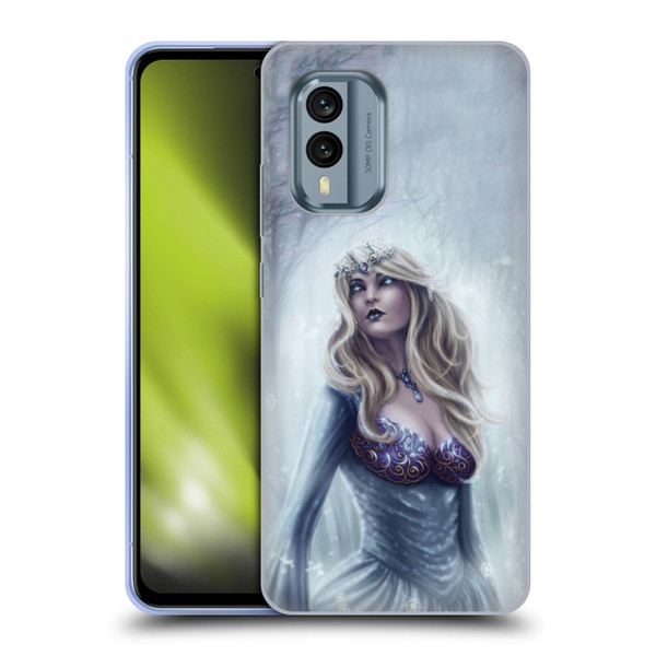 Tiffany "Tito" Toland-Scott Christmas Art Winter Forest Queen Soft Gel Case for Nokia X30