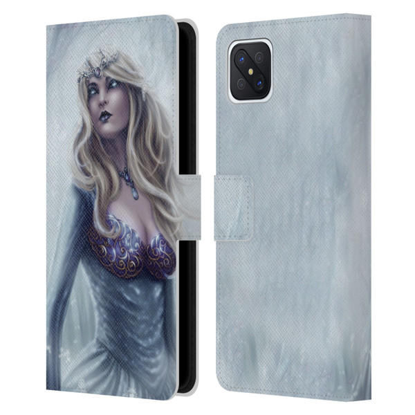 Tiffany "Tito" Toland-Scott Christmas Art Winter Forest Queen Leather Book Wallet Case Cover For OPPO Reno4 Z 5G