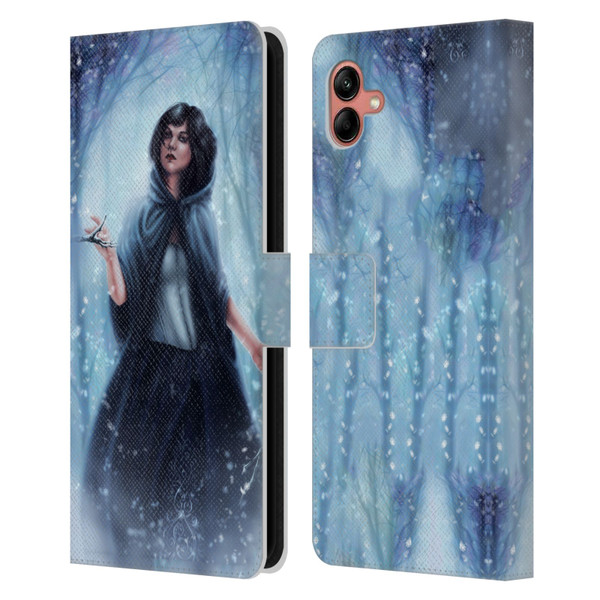 Tiffany "Tito" Toland-Scott Christmas Art Snow White In Snowy Forest Leather Book Wallet Case Cover For Samsung Galaxy A04 (2022)