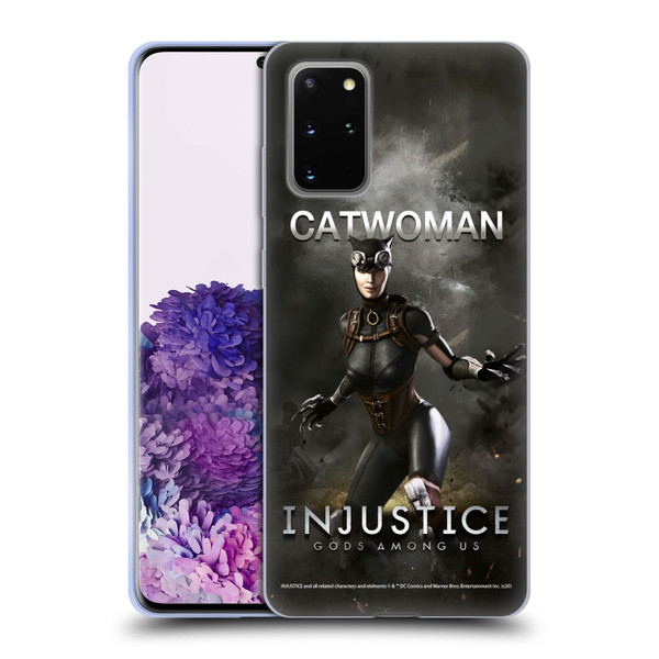 Injustice Gods Among Us Characters Catwoman Soft Gel Case for Samsung Galaxy S20+ / S20+ 5G
