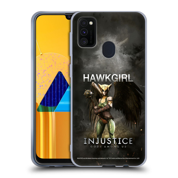Injustice Gods Among Us Characters Hawkgirl Soft Gel Case for Samsung Galaxy M30s (2019)/M21 (2020)