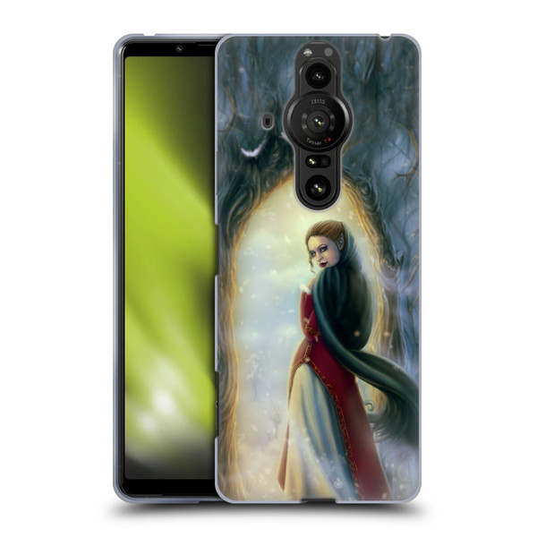 Tiffany "Tito" Toland-Scott Christmas Art Elf Woman In Snowy Forest Soft Gel Case for Sony Xperia Pro-I