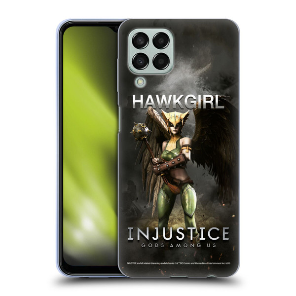 Injustice Gods Among Us Characters Hawkgirl Soft Gel Case for Samsung Galaxy M33 (2022)