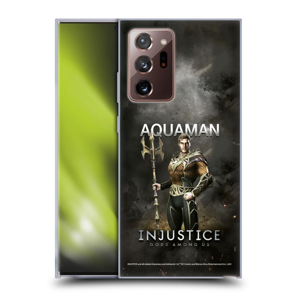 Injustice Gods Among Us Characters Aquaman Soft Gel Case for Samsung Galaxy Note20 Ultra / 5G