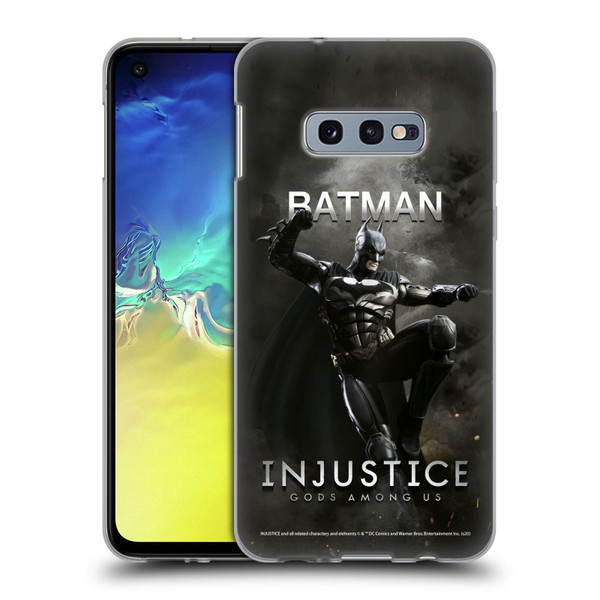 Injustice Gods Among Us Characters Batman Soft Gel Case for Samsung Galaxy S10e