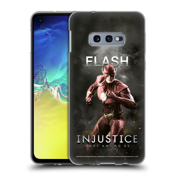 Injustice Gods Among Us Characters Flash Soft Gel Case for Samsung Galaxy S10e