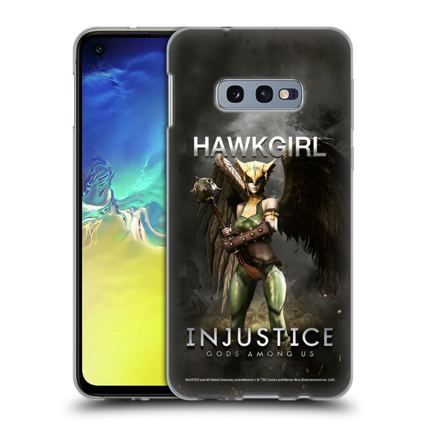 Injustice Gods Among Us Characters Hawkgirl Soft Gel Case for Samsung Galaxy S10e