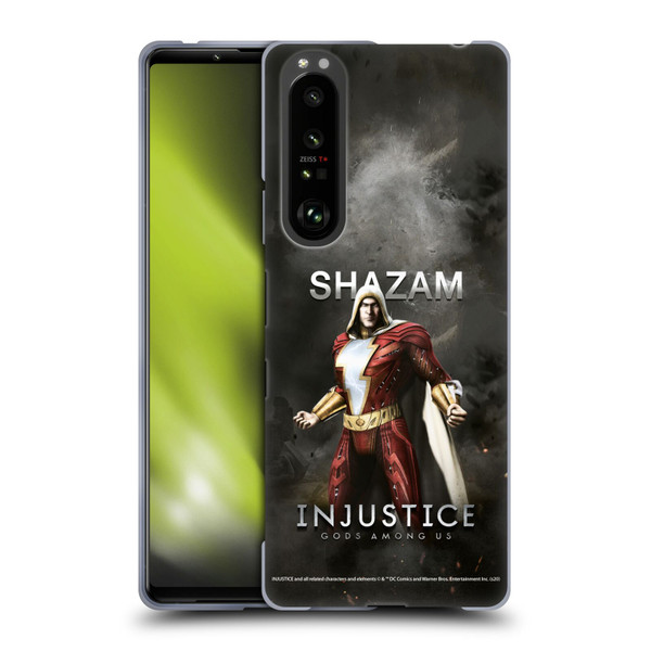Injustice Gods Among Us Characters Shazam Soft Gel Case for Sony Xperia 1 III
