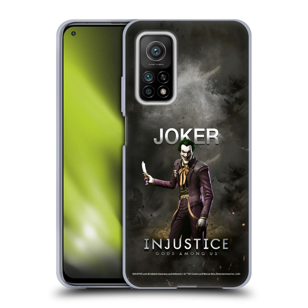 Injustice Gods Among Us Characters Joker Soft Gel Case for Xiaomi Mi 10T 5G