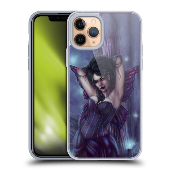 Tiffany "Tito" Toland-Scott Fairies Purple Gothic Soft Gel Case for Apple iPhone 11 Pro