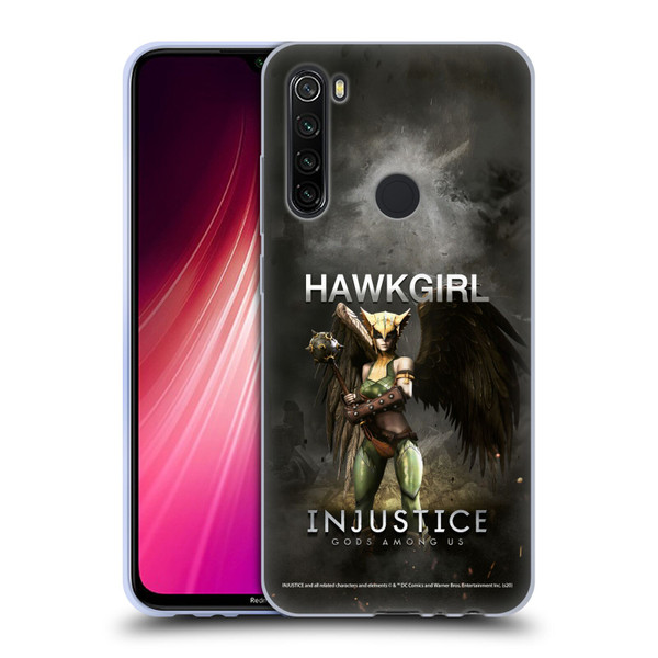 Injustice Gods Among Us Characters Hawkgirl Soft Gel Case for Xiaomi Redmi Note 8T