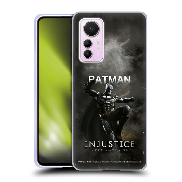 Injustice Gods Among Us Characters Batman Soft Gel Case for Xiaomi 12 Lite