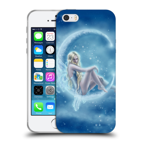 Tiffany "Tito" Toland-Scott Fairies Blue Winter Soft Gel Case for Apple iPhone 5 / 5s / iPhone SE 2016