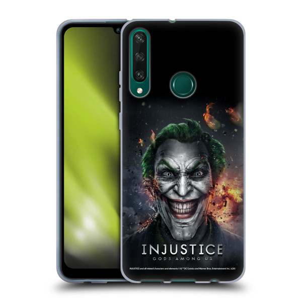 Injustice Gods Among Us Key Art Joker Soft Gel Case for Huawei Y6p