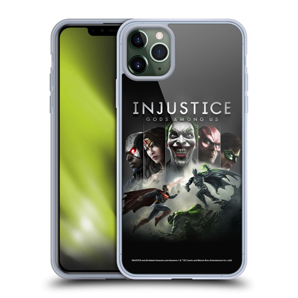 Injustice Gods Among Us Key Art Poster Soft Gel Case for Apple iPhone 11 Pro Max