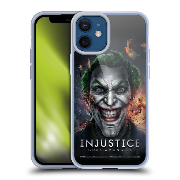 Injustice Gods Among Us Key Art Joker Soft Gel Case for Apple iPhone 12 Mini
