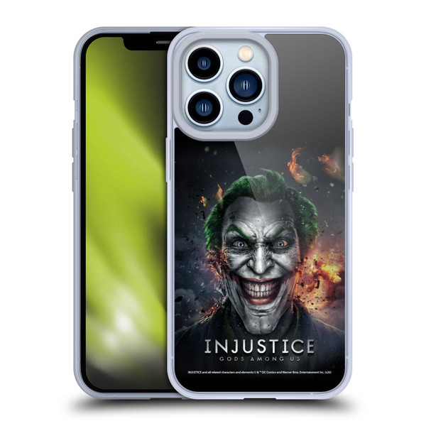 Injustice Gods Among Us Key Art Joker Soft Gel Case for Apple iPhone 13 Pro