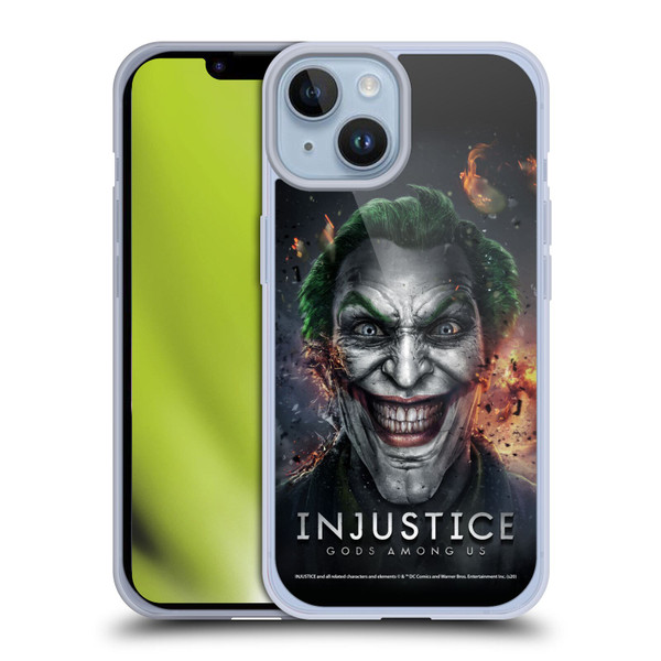 Injustice Gods Among Us Key Art Joker Soft Gel Case for Apple iPhone 14