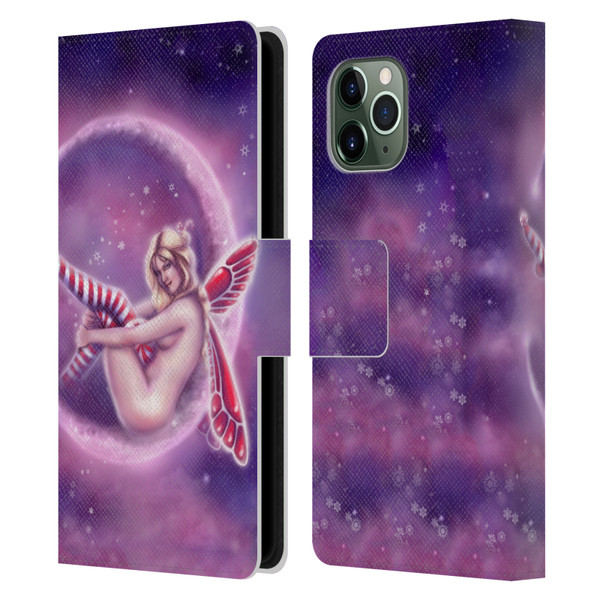 Tiffany "Tito" Toland-Scott Fairies Peppermint Leather Book Wallet Case Cover For Apple iPhone 11 Pro