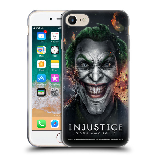 Injustice Gods Among Us Key Art Joker Soft Gel Case for Apple iPhone 7 / 8 / SE 2020 & 2022