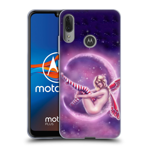 Tiffany "Tito" Toland-Scott Fairies Peppermint Soft Gel Case for Motorola Moto E6 Plus
