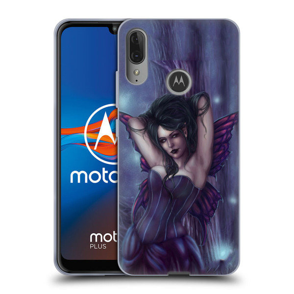 Tiffany "Tito" Toland-Scott Fairies Purple Gothic Soft Gel Case for Motorola Moto E6 Plus