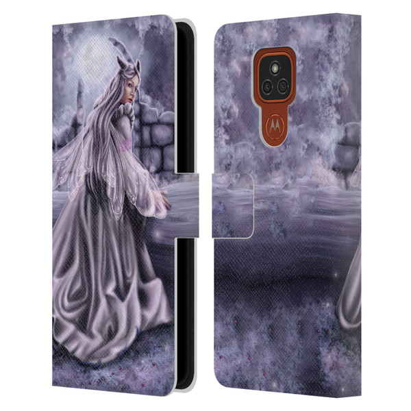 Tiffany "Tito" Toland-Scott Fairies Queen Leather Book Wallet Case Cover For Motorola Moto E7 Plus