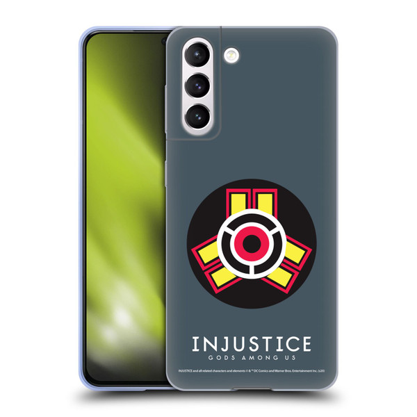 Injustice Gods Among Us Key Art Game Logo Soft Gel Case for Samsung Galaxy S21 5G