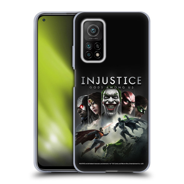 Injustice Gods Among Us Key Art Poster Soft Gel Case for Xiaomi Mi 10T 5G