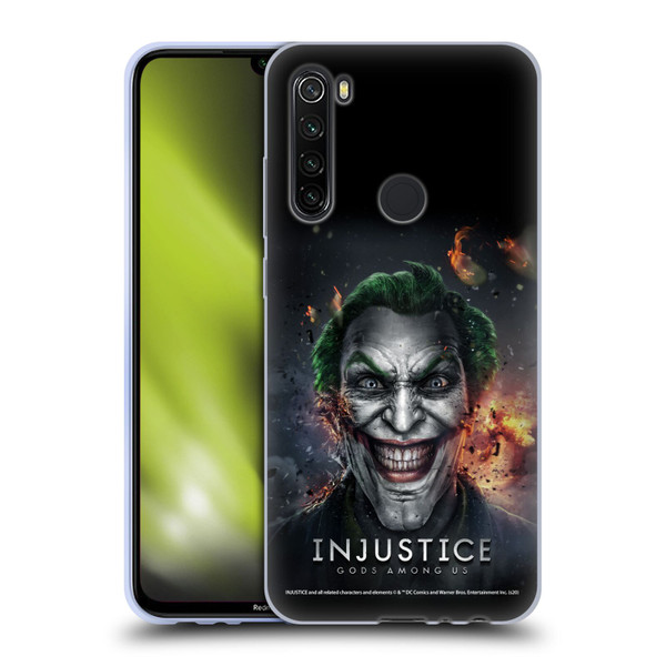Injustice Gods Among Us Key Art Joker Soft Gel Case for Xiaomi Redmi Note 8T