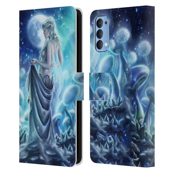 Tiffany "Tito" Toland-Scott Fairies Mushroom Leather Book Wallet Case Cover For OPPO Reno 4 5G