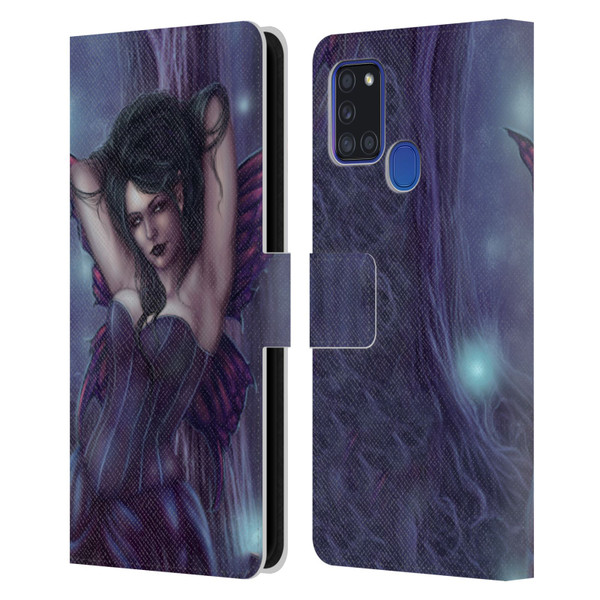 Tiffany "Tito" Toland-Scott Fairies Purple Gothic Leather Book Wallet Case Cover For Samsung Galaxy A21s (2020)