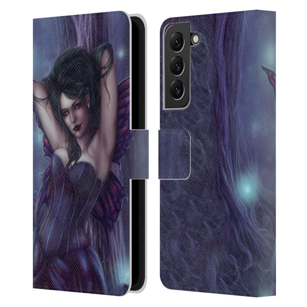 Tiffany "Tito" Toland-Scott Fairies Purple Gothic Leather Book Wallet Case Cover For Samsung Galaxy S22+ 5G