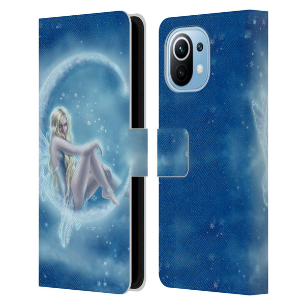 Tiffany "Tito" Toland-Scott Fairies Blue Winter Leather Book Wallet Case Cover For Xiaomi Mi 11