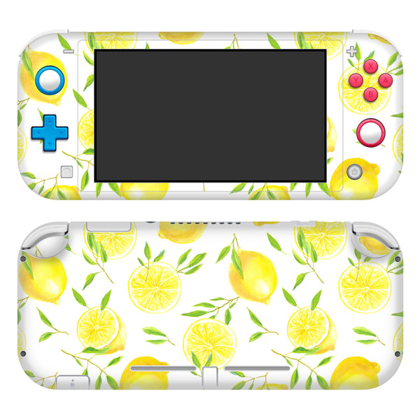 Katerina Kirilova Patterns Lemons Vinyl Sticker Skin Decal Cover for Nintendo Switch Lite