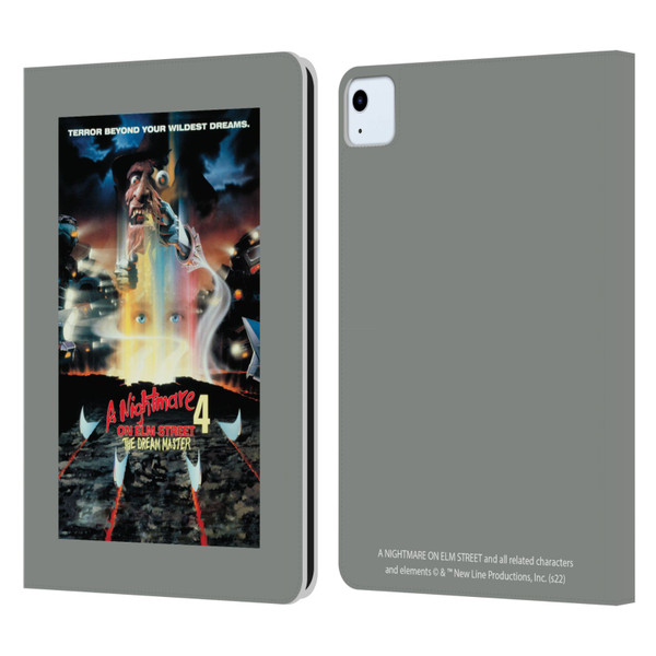 A Nightmare On Elm Street 4 The Dream Master Graphics Poster Leather Book Wallet Case Cover For Apple iPad Air 2020 / 2022