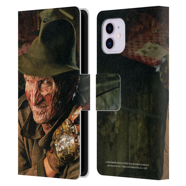 A Nightmare On Elm Street 4 The Dream Master Graphics Freddy Leather Book Wallet Case Cover For Apple iPhone 11