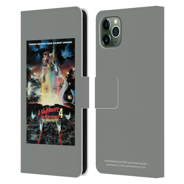 A Nightmare On Elm Street 4 The Dream Master Graphics Poster Leather Book Wallet Case Cover For Apple iPhone 11 Pro Max