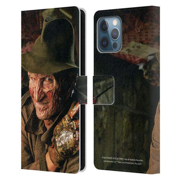 A Nightmare On Elm Street 4 The Dream Master Graphics Freddy Leather Book Wallet Case Cover For Apple iPhone 12 Pro Max