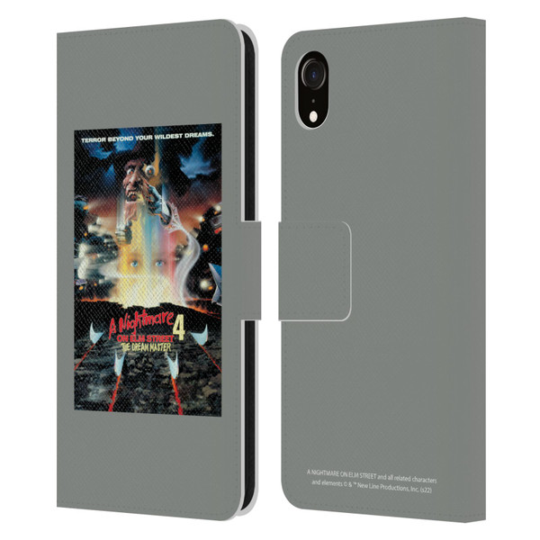 A Nightmare On Elm Street 4 The Dream Master Graphics Poster Leather Book Wallet Case Cover For Apple iPhone XR